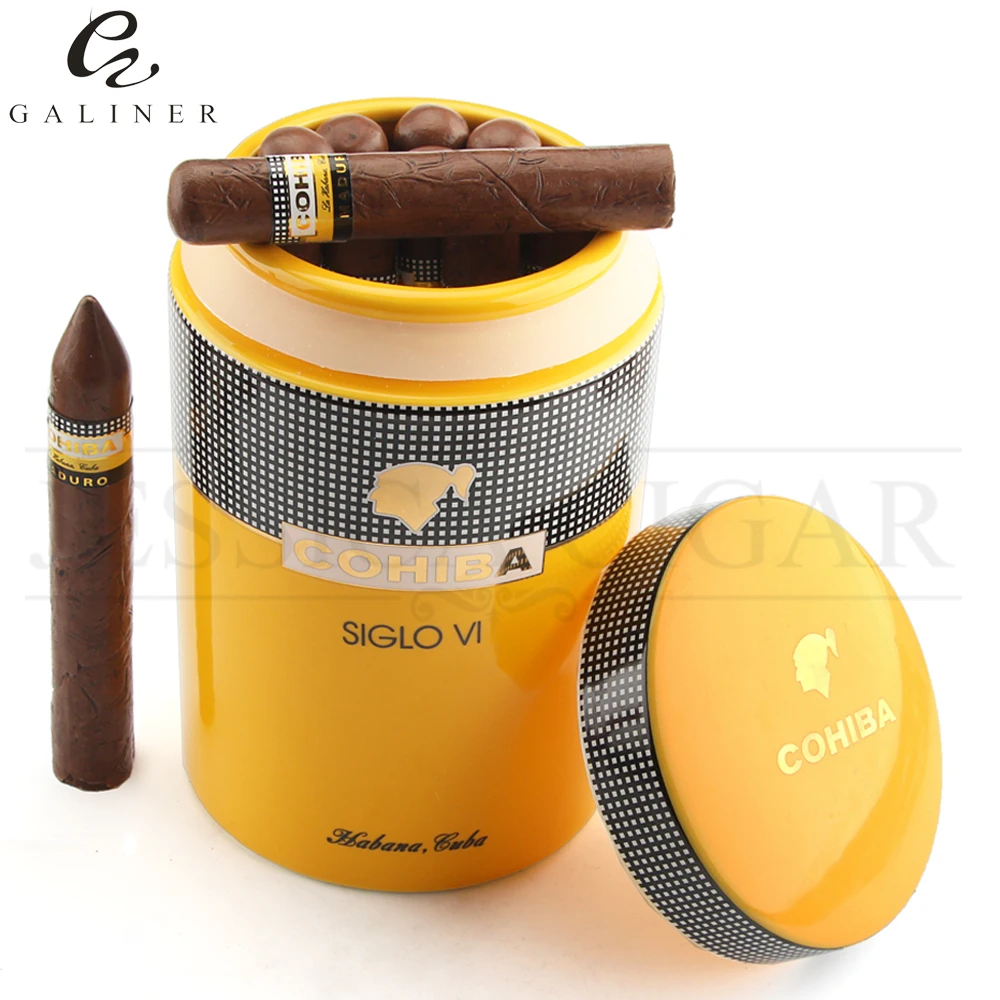 COHIBA керамическая для путешествий сигара кувшин 5 10 пальцев коробка сигар