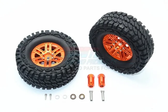 TRX TRX-4 TRX4 82056-4 Алюминиевый сплав 6-полюсные колеса и гусеничная шина + 21 мм