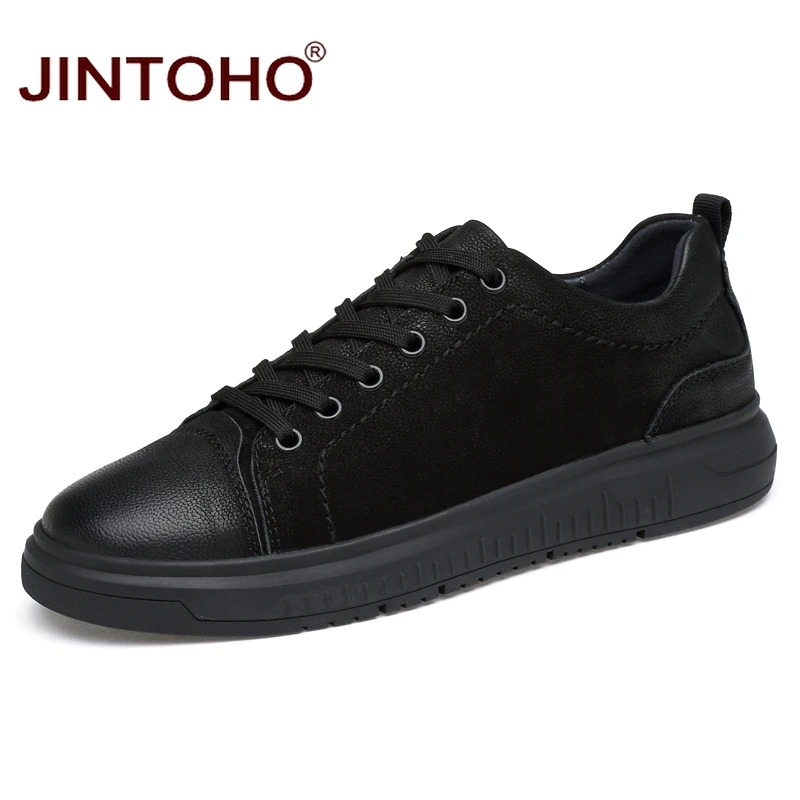 

JINTOHO Big Size Adult Male Shoes Brand Men Shoes Designer Men Leather Shoes Fashion Casual Rubber Footwear Chaussures