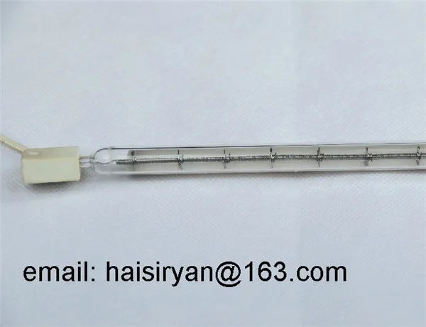 sk15 1500w far infrared tube heater Electric halogen IR quartz glass heat radiator for pet blowing machine