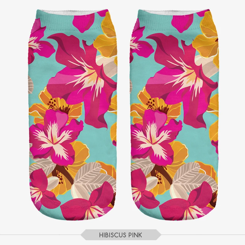 Женские носки в стиле Харадзюку с принтом ананасов|3d printed socks women|3d print sockslow cut ankle |