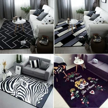 Европейский стиль, ковёр в полоску, коврик для спальни, нескользящий коврик, супер мягкий декоративный коврик для гостиной, INS