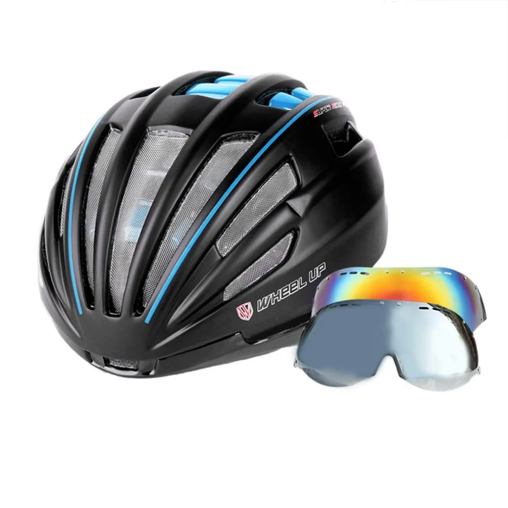 

WHEEL UP Integrally Aerodynamic EPS Lens Cycling Helmet Ultra-Light Mountain Bike Helmet Universal Bike Accessories Top quality