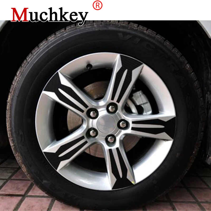 

For Chevrolet Chevy Cruze Wheel Hub Stickers Rim sticker Carbon Fiber Decoration Special Car Styling 20pcs/set