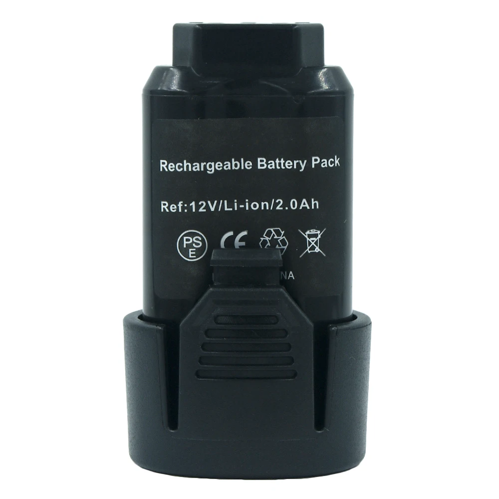 

12V 2000mAh Li-ion Cordless Power Tool Rechargeable Battery for AEG Ridgid 2.0Ah L1215 BS12C BS12C2 AC82008