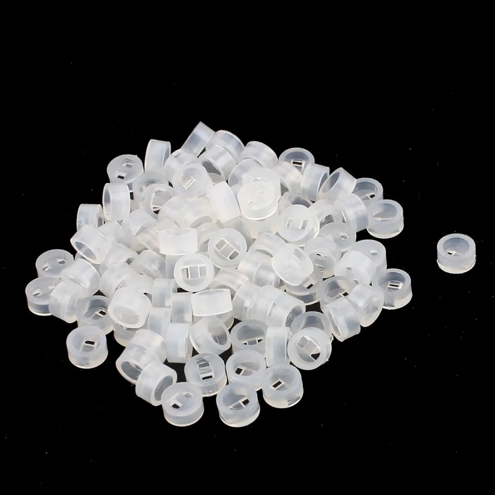 uxcell/® 10mm Clear Cylinder Emitting Diode 2 Pin Green Light LED Lamp 50pcs