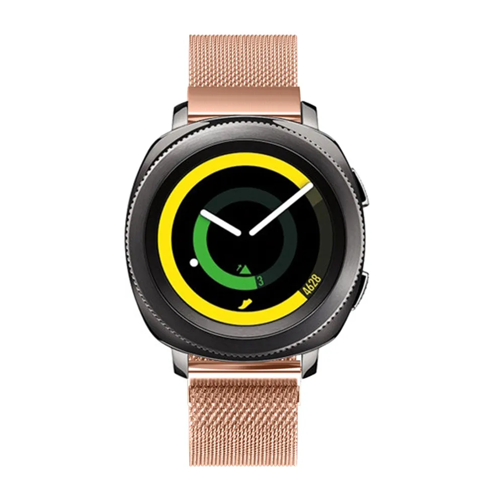 

Del Magnetic Mesh Loop Milanese Stainless Steel Band Strap For Samsung Gear Sport td1103 Dropship