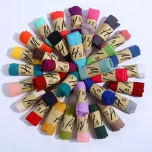 Новинка; шарф из хлопка и льна для девочек; однотонные Детские шарфы ярких цветов; сезон осень-зима; теплый шейный платок для маленьких мальчиков и девочек; Детские шали