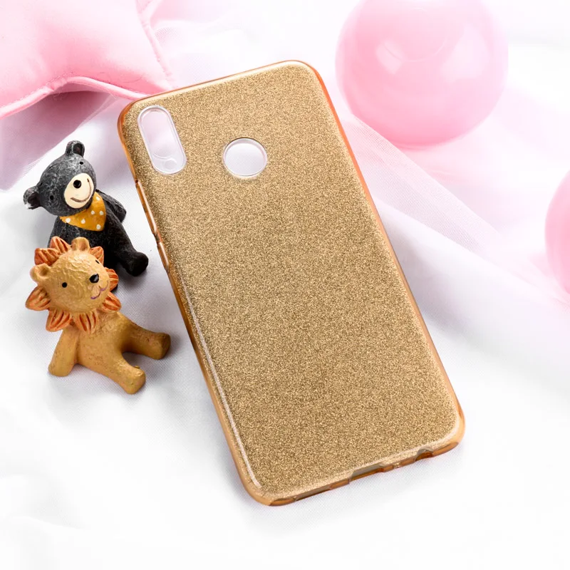 

Luxury Bling Glitter Case for Huawei Y6 II Y7 Prime 2018 Y5 2017 Case Covers Coque for Huawei Honor 8X 6X 9 Lite 10 8 Pro V10