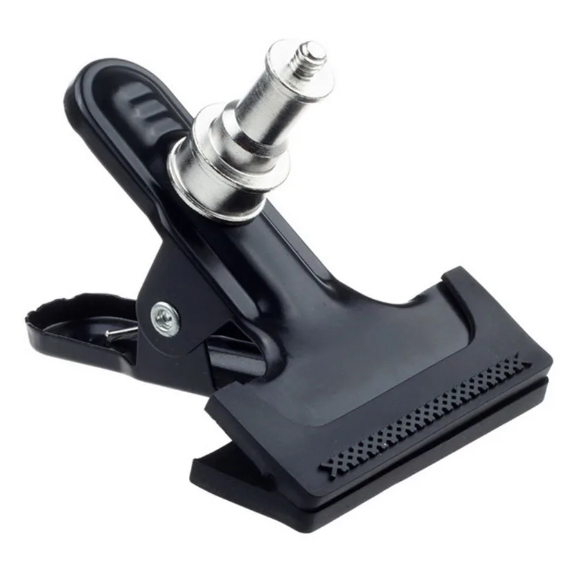 

1pcs Light Stand Clip 1/4" Standard Metal Screw Strong Clip for Flash Holder Base TTL Cord and Flash Trigger Camera Accessories
