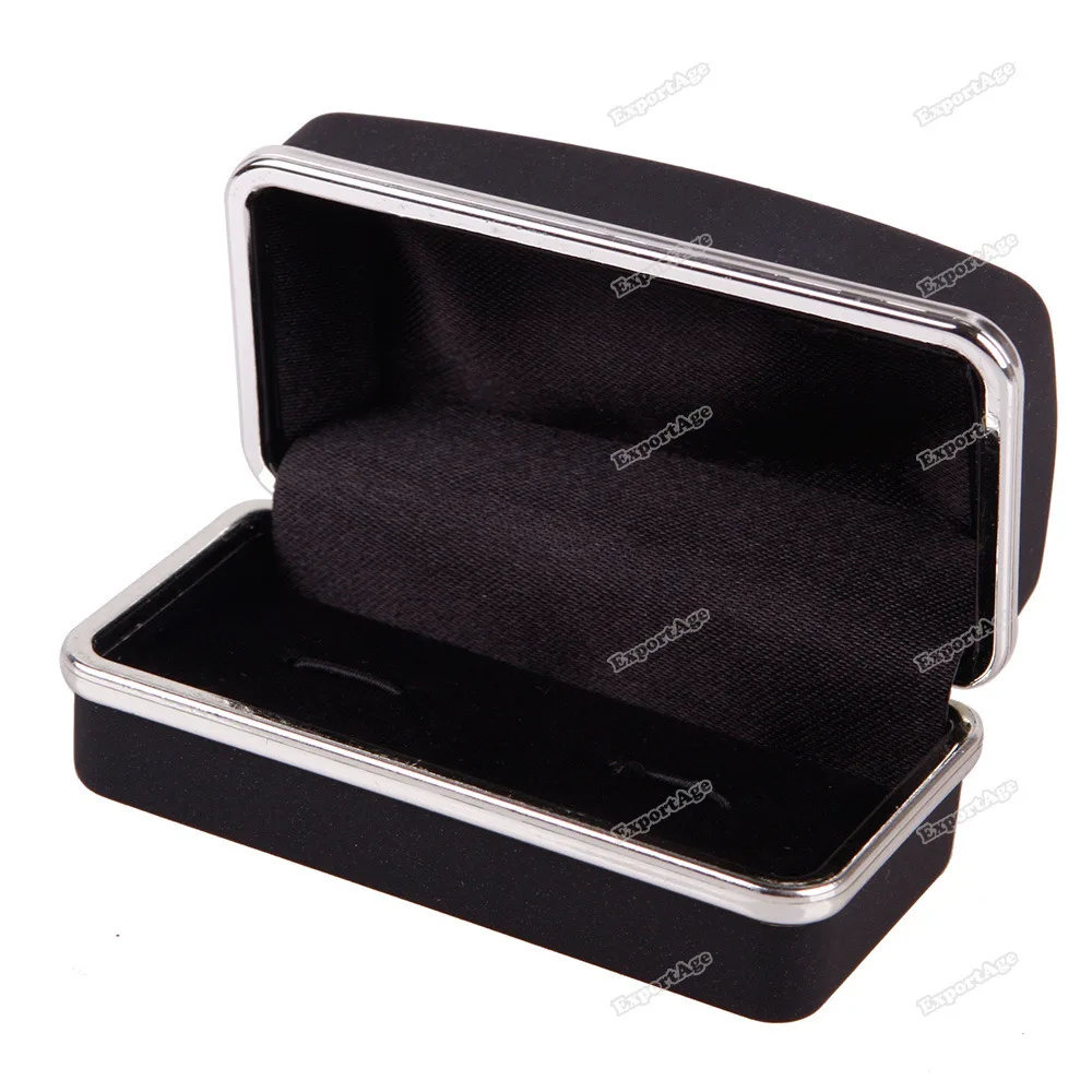 exportage Cufflinks Jewelry Storage Organizer Case Cuff Link Display Gift Box Holder Black High Quality | Украшения и аксессуары