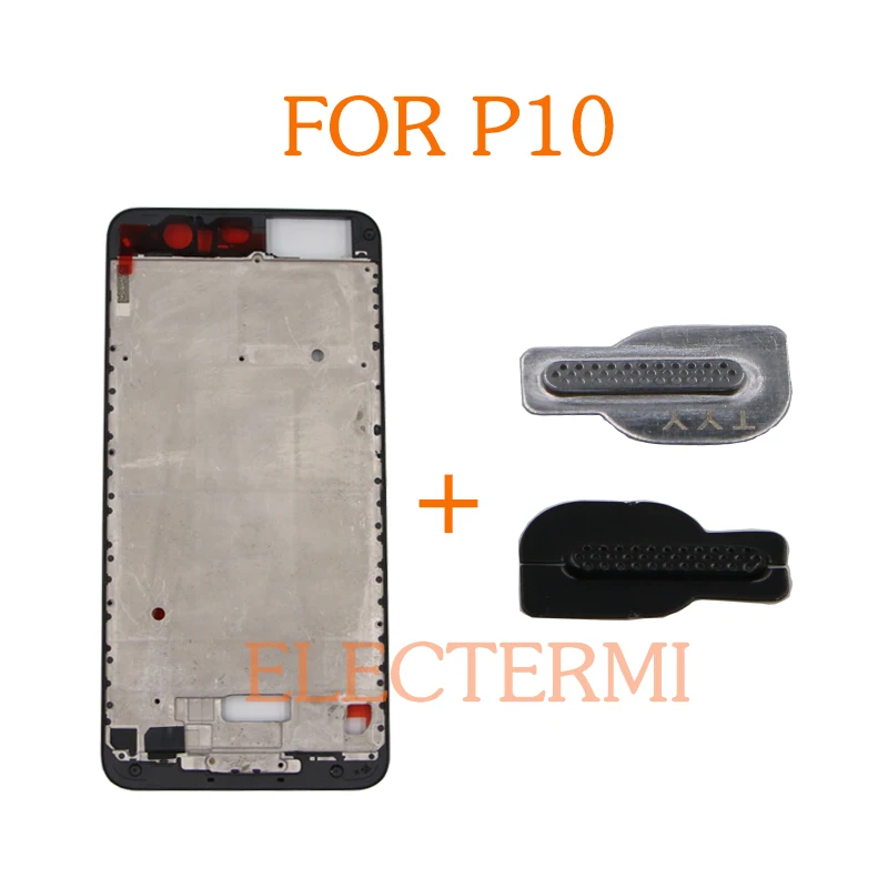 

For Huawei P10 Middle Frame 5.1" Bezel Housing Replacement Black White Cover P10 Replacement With Earpiece Tools Set