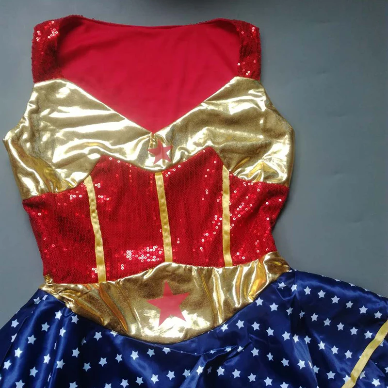 Взрослый сексуальный костюм Wonder Woman для женщин супердевочка Косплей Хэллоуин супергерой Вечеринка нарядное платье карнавальный костюм Суперженщина