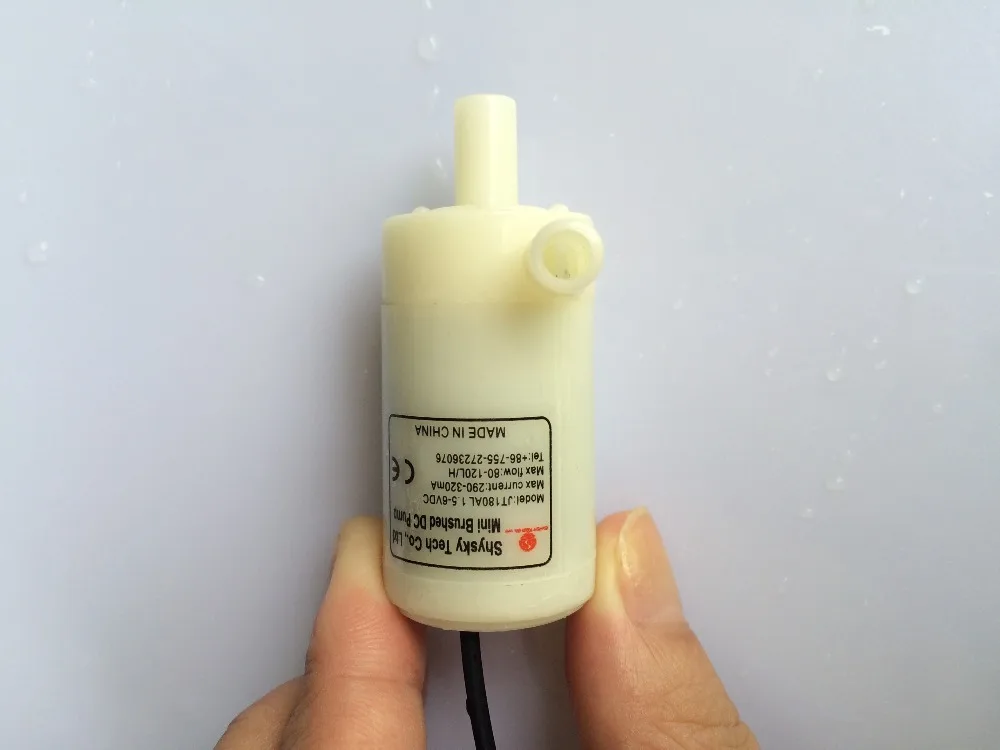 

New Model 5pcs Micro DC 3-6V Mini Submersible Pump Mini water pump 1.1m 120LPH For Fountain Gardening Solar Circulation System
