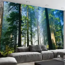 Обои для стен 3d лесной парк настенная бумага для спальни современная Настройка настенная бумага 3d размер рулона