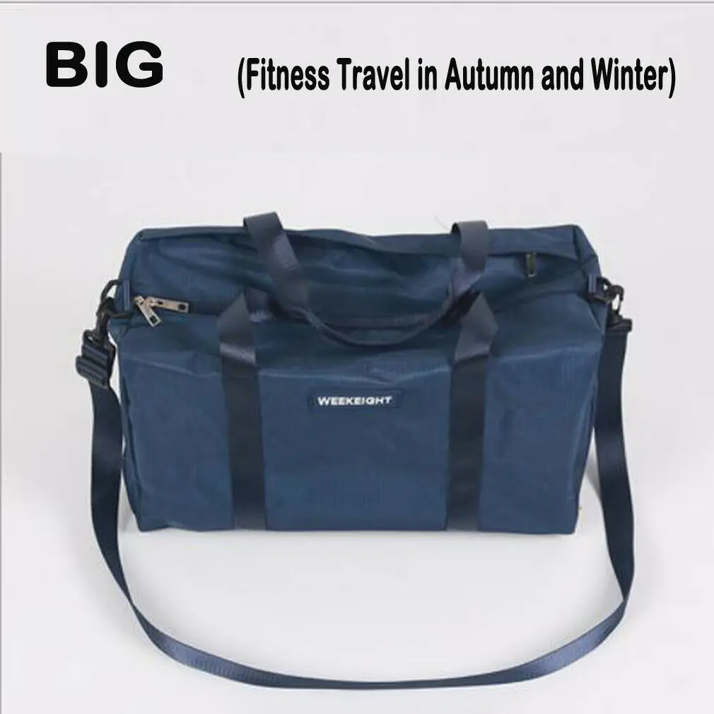 Новейшая Популярная женская сумка для путешествий, ручная сумка, спортивная сумка, спортивная сумка для выходных, сумка для путешествий - Цвет: L Navy Blue