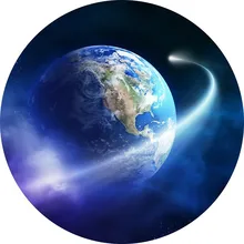 3D ковер Звездный круглый журнальный столик для гостиной двери ванной простой коврик