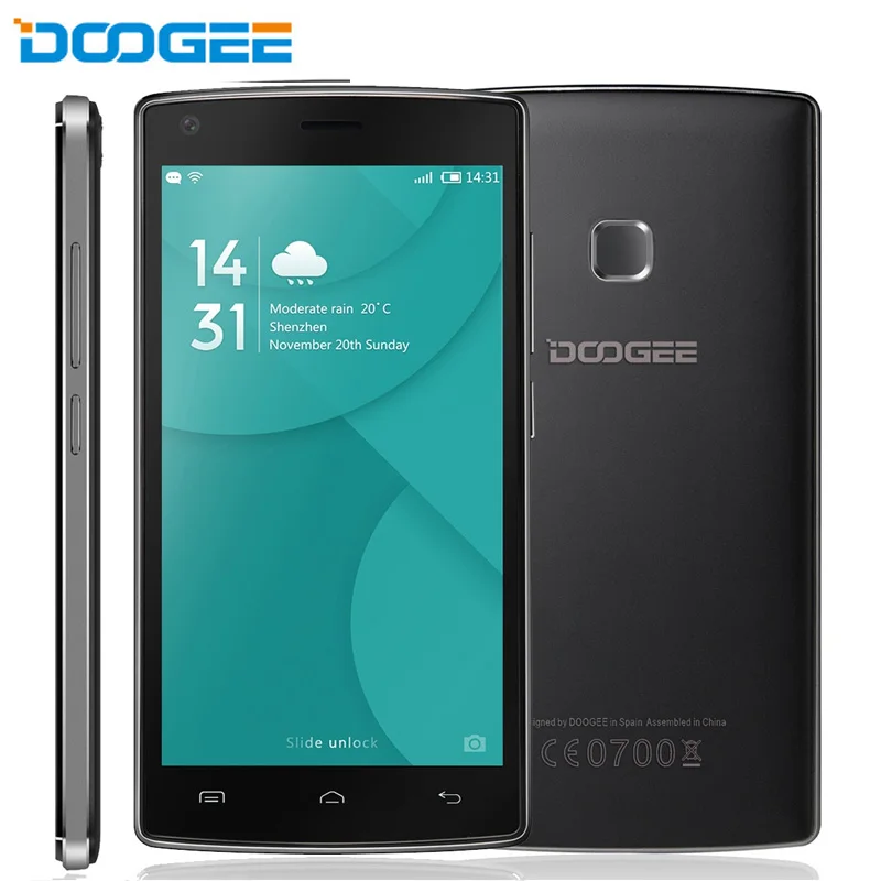 Original DOOGEE X5 MAX X5 MAX PRO ROM 8GB RAM 1GB 3G Battery 360 Degrees Fingerprint