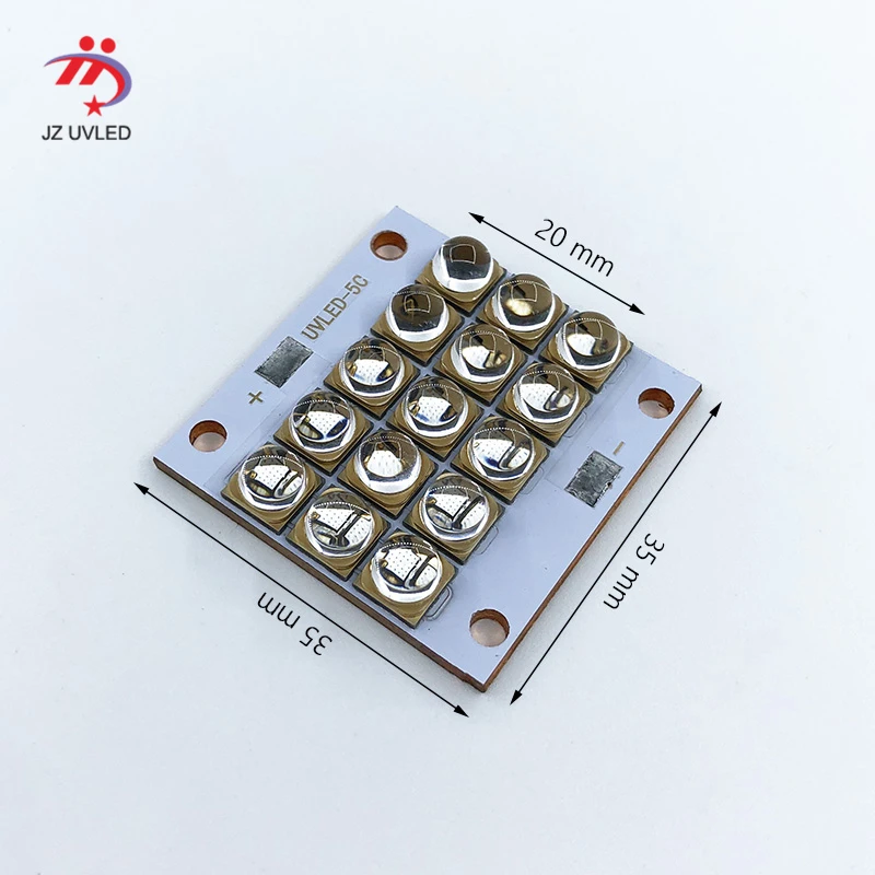 

150W LED UV Module for Ultraviolet gel ink curing lights 3D photosensitive resin printer cure quartz 365nm 395nm UV Lamp beads