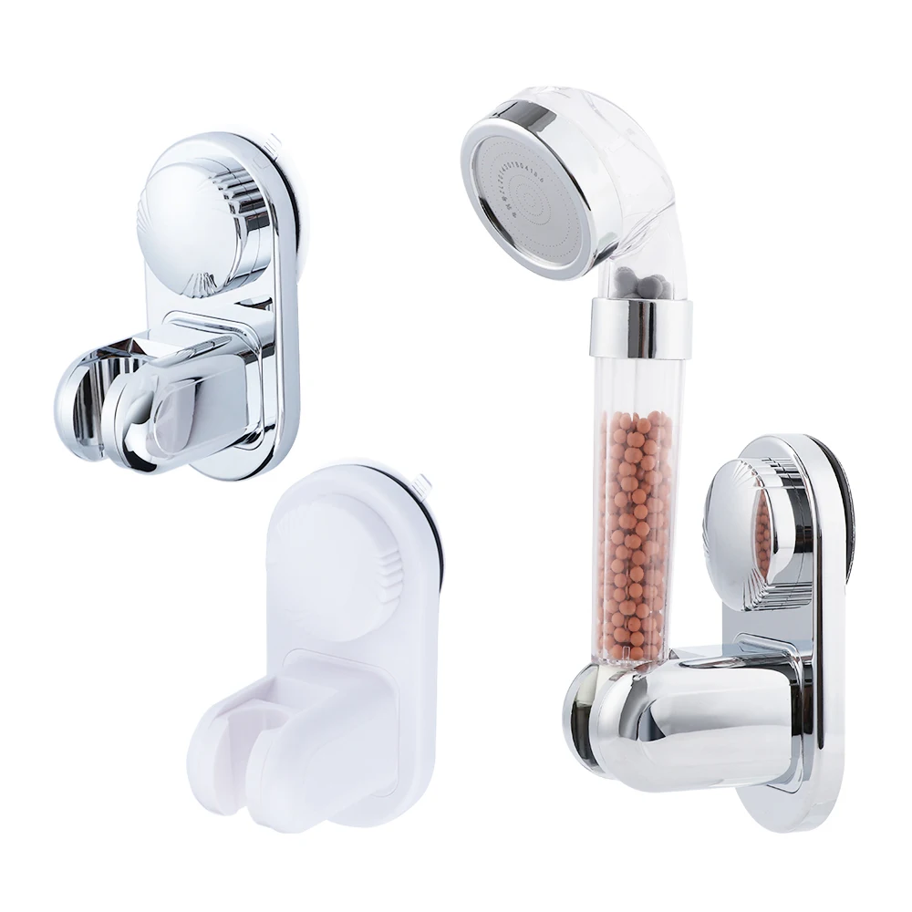 Buy Shower Head Handset Holder Chrome Bathroom Wall