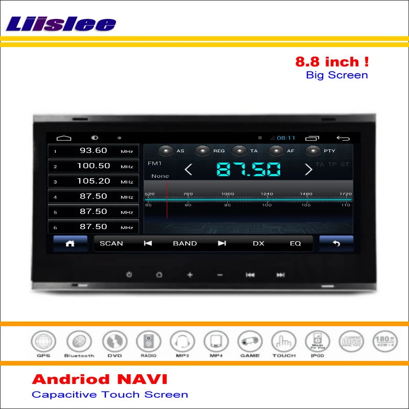 Liislee Android медиа навигационная система для Volkswagen VW Touareg 2002~ 2010 Радио Стерео Аудио Видео Мультимедиа без DVD плеера