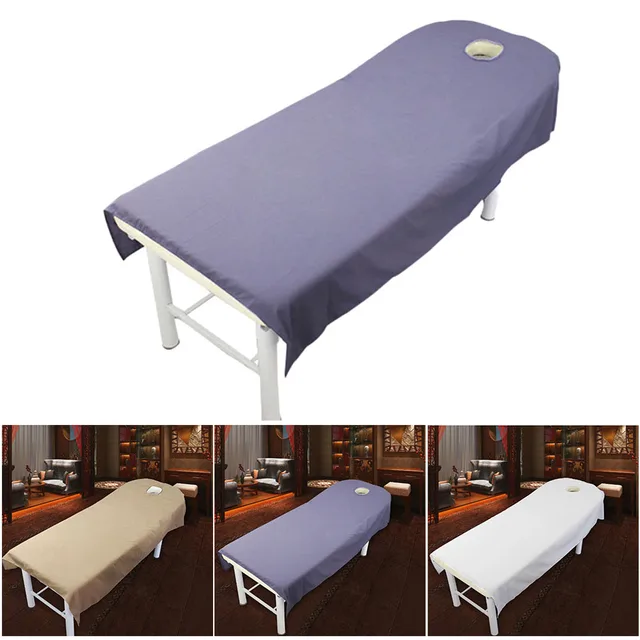 Professional Beauty Salon Massage Treatment Sheets Cotton Jacquard