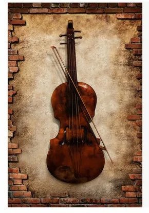 Bar Decorative Wrought Iron Wall Hangings Hanging Bar Decorative Wrought Iron Wall Hangings Hanging Furniture Musical Instruments Saxophone Violin Decoration