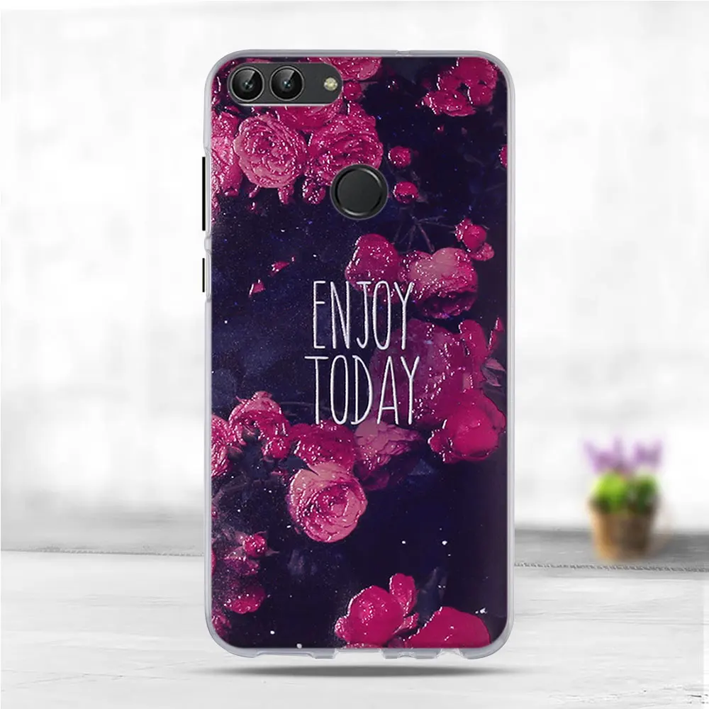 Чехол для Huawei P smart Enjoy 7S цветной чехол мягкие ТПУ чехлы Ультратонкий стильный