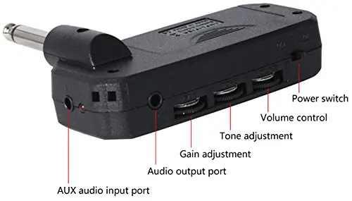 Free ship JA 03 Mini Pocket Design Guitar Amplifier with Super Lead Sound Mini Guitar Headphone Amp Pocket Amplifier Super Lead 
