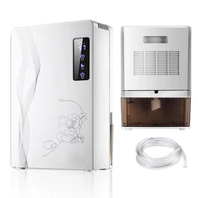 

24h Timing Touch control Household dehumidifier Silent Drying machine Air Dryer With Smart Desiccant Double Drainage System