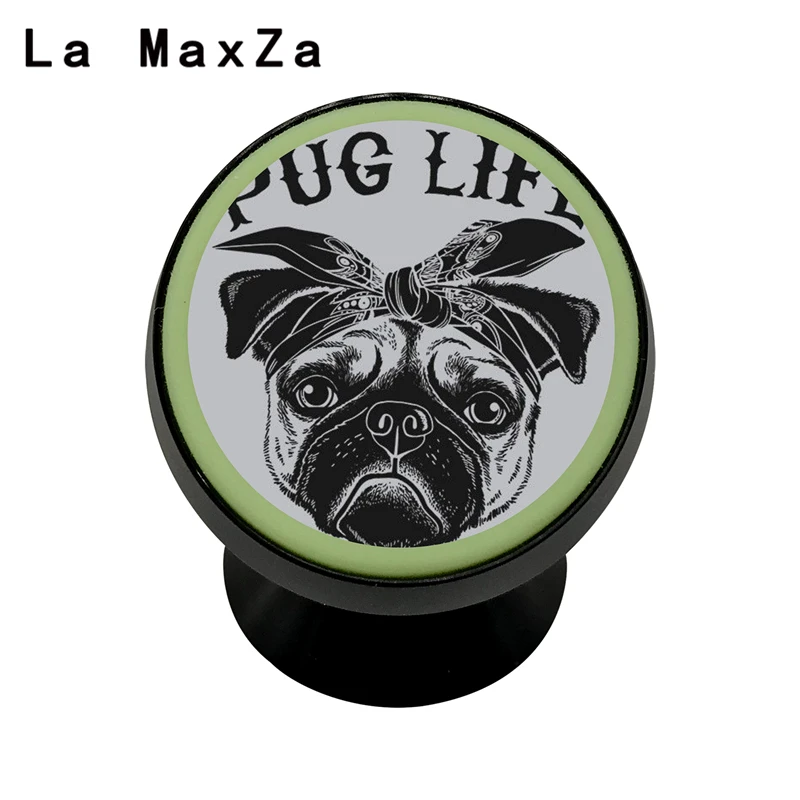 La MaxZa Magnetic Phone Car Mount Holder Ventilation Bracket 360 Rotating Luminous Function Pug Life | Автомобили и мотоциклы