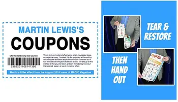 

Coupons by Martin Lewis magic tricks