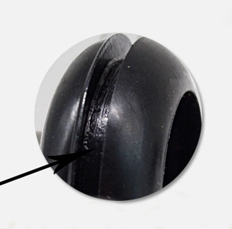 Negro De Goma Arandelas De Cableado Agujero Abierto Anillo de Alambre Cable Eléctrico