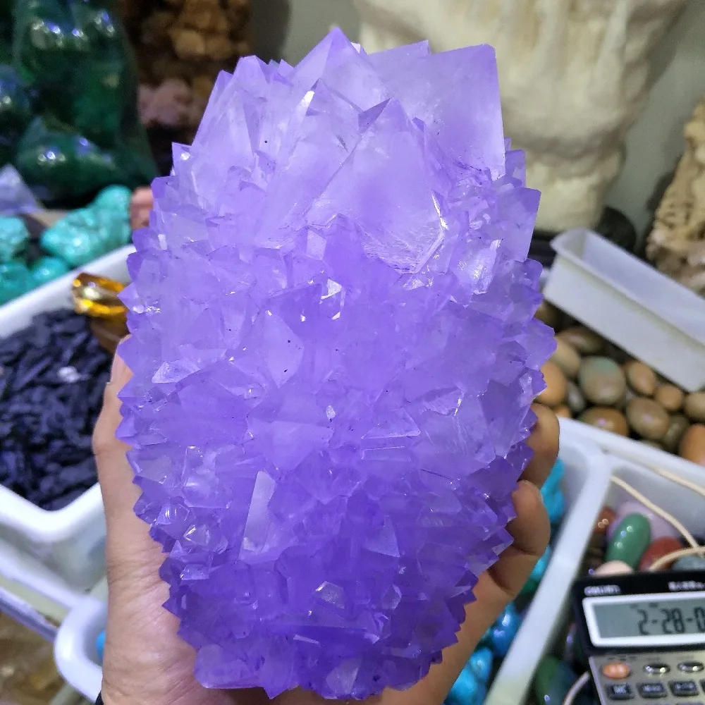 Hot!!! 1100g Rare and beautiful purple quartz crystal crystal cluster used for home decoration wedding decoration aquarium Hot!!! 1100g Rare and beautiful purple quartz crystal crystal cluster used for home decoration wedding decoration aquarium