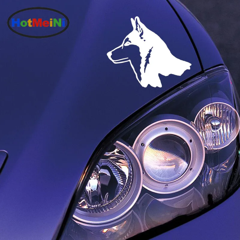 

HotMeiNi Lone Wolf Hound Dog Eskimo Huskies Car Sticker SUV Window Bumper Laptop Kayak Pet Home Car Decor Vinyl Decal 9 Colors