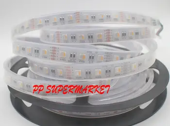 

5M DC12V 24V 4in1 Colors LED RGBW RGB+White 5050 SMD Flexile LED Strip IP67