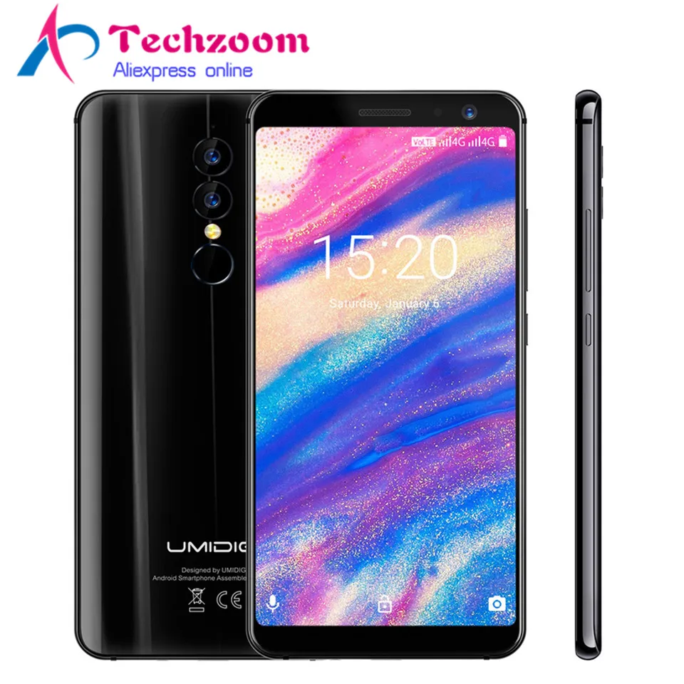 Golbal Version Umidigi A1 Pro 18:9 Smartphone 5.5 inch 3GB RAM 16 ROM Android 8.1 Cellphone MT6739 Quad Core 3150mAh Face ID | Мобильные