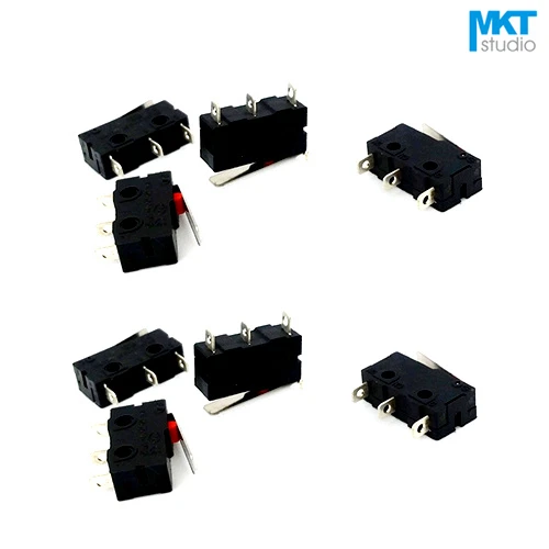 

20Pcs Free Shipping Sample Black Straight 3 Pins Micro Snap-acting Mouse Switch Microswitch With 16.5mm Lever Handle