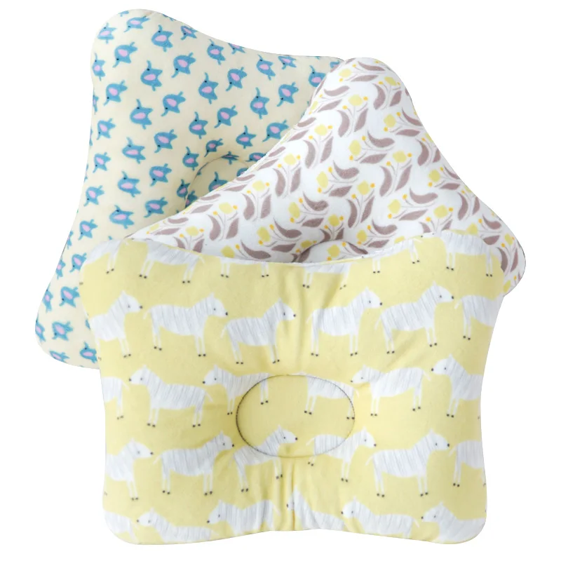 

Muslinlife Baby Infants Cotton Shaping Pillow Printed Baby Neck Head Cushion Newborn Sleep Shaping Pillow Decoration Dropship