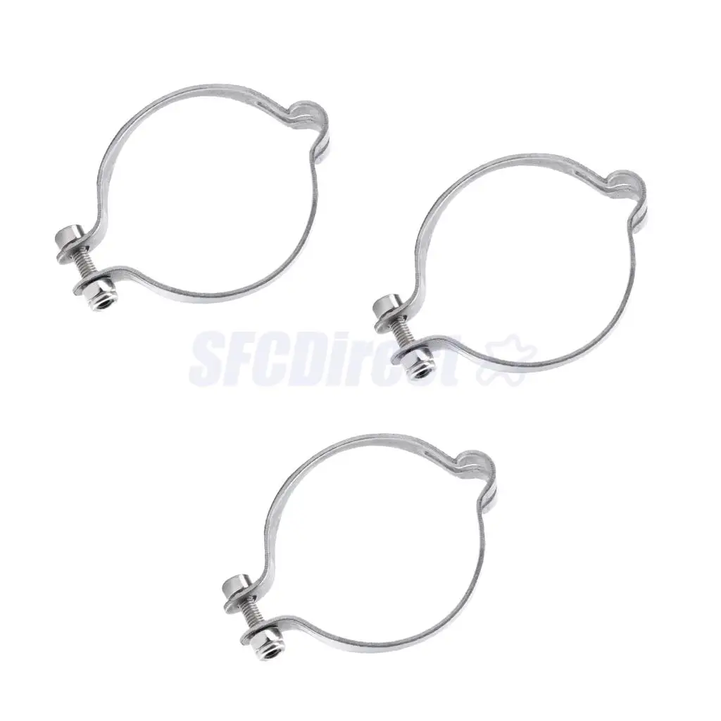 3pcs Bike Parts Vintage Bicycle Stainless Steel Bicycle Clips Brake Cable Housing Clamp Guide Backstop 34.9mm