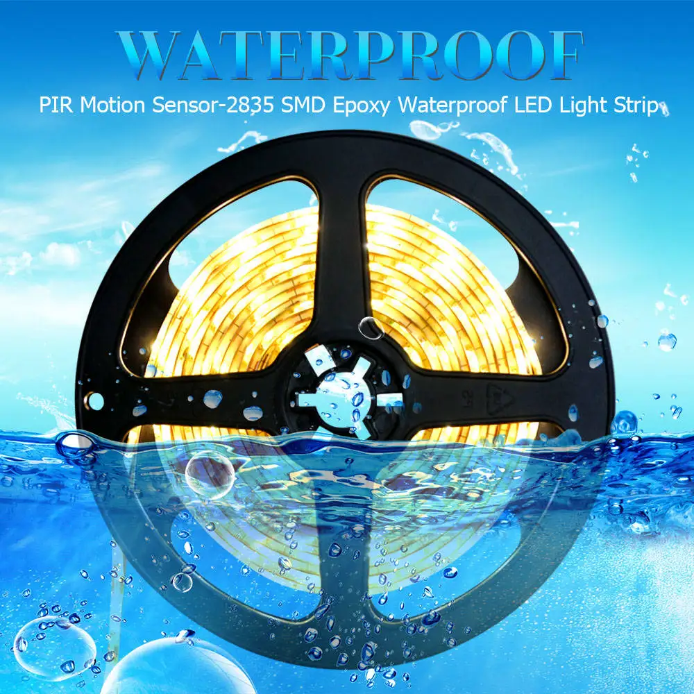 

Led Wall Lamp PIR Motion Sensor Mirror Light Strip LED 5V Waterproof Bathroom Wall Light Tape Led Fita Bedroom TV Backlighting