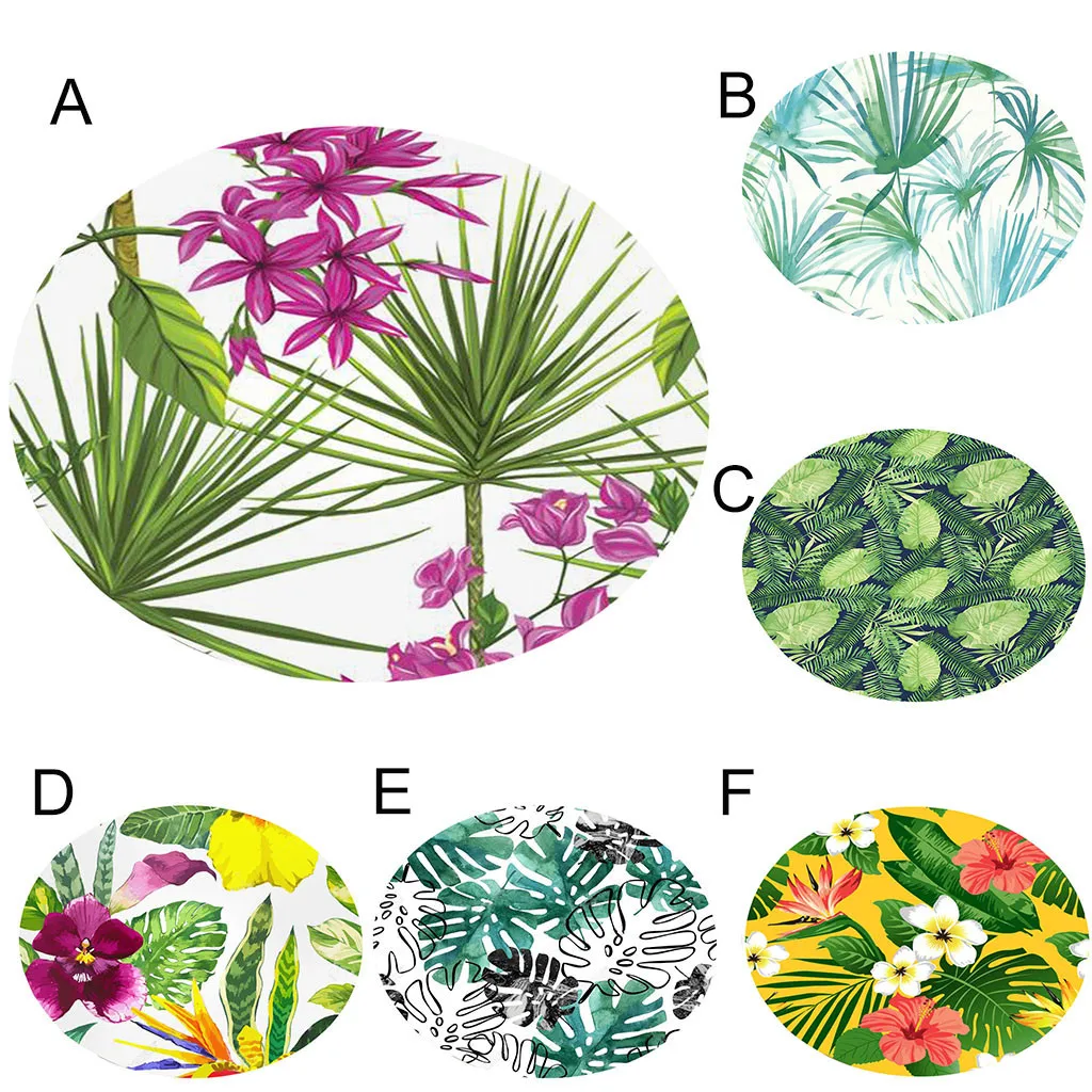 

Carpet For Living Room Modern Durable Safe Round Environment-Friendly Botany Elements Blanket Round Bathroom carpet 55cm L523