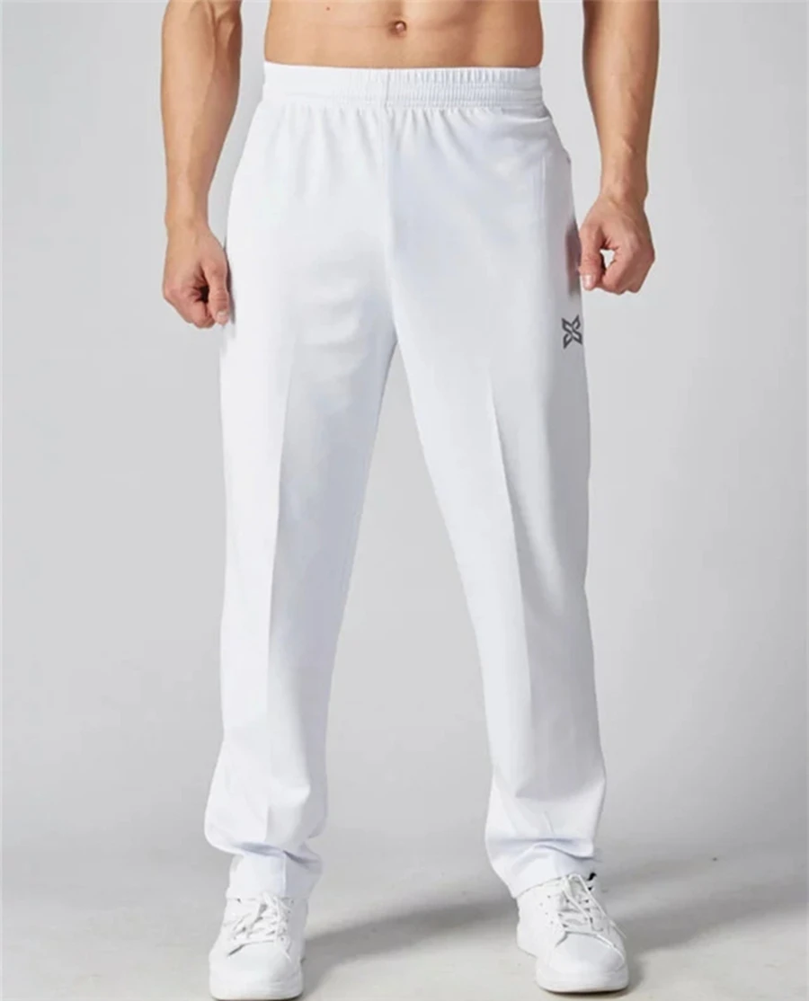 Мужские футбольные тренировочные штаны для футбола Длинные свободные брюки спортивные штаны для спортзала спортивные Беговая одежда спортивная дышащая