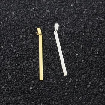 

GORGEOUS TALE Fashion Items Dainty Sleek Stainless Steel Gold Colors Available Long Bar For Women Charming Drop Earrings Gifts
