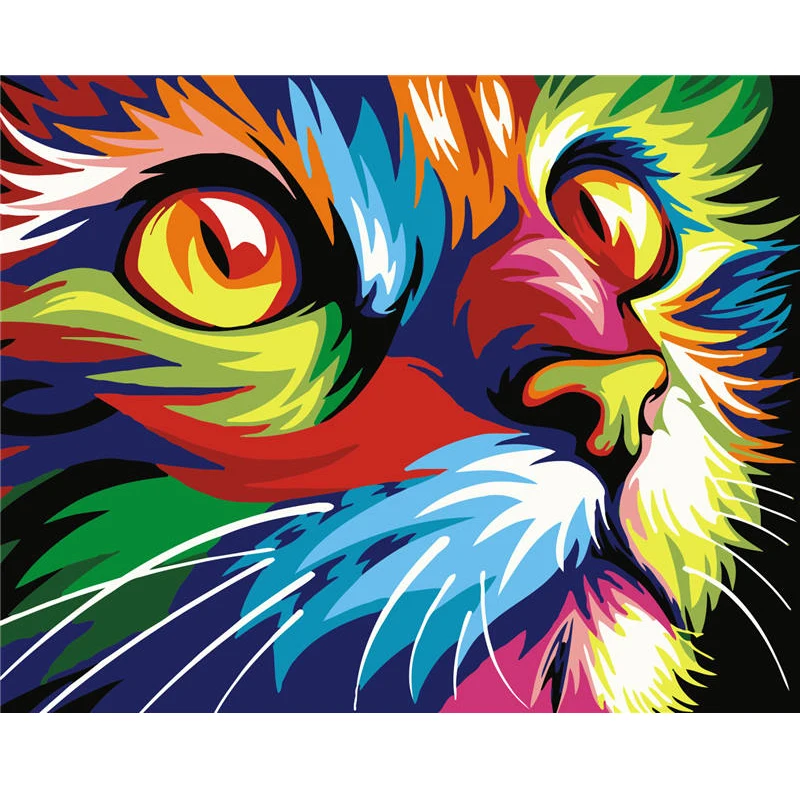 

Full Square diamond painting cross stitch Kits 5D diy diamond embroidery mosaic pattern cat picture home Decor gift