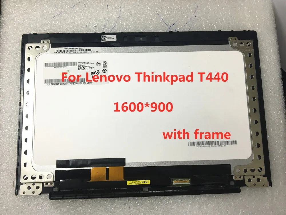 Для lenovo Thinkpad T440 00HM904 00HM905 00HM076 00HN855 04X3929 светодиодный сенсорный ЖК-экран 1" дисплей в сборе с ободком