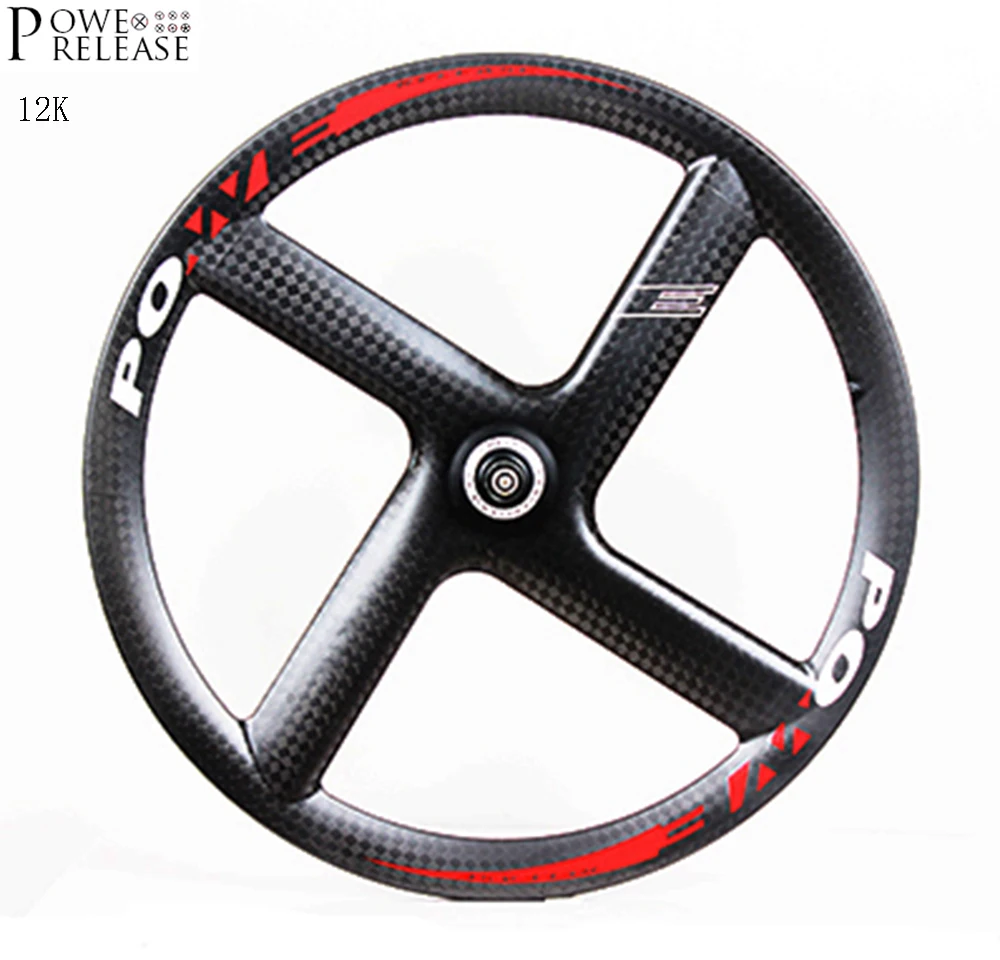 Powerelease 700C 4 spoke углеродное колесо дорожный трубчатый клинчерный велосипед