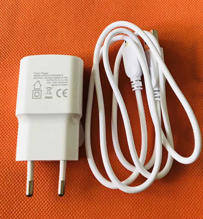 

Original USB Charger Plug + Cable for Leagoo T5 MT6750T Octa Core 5.5" FHD 1920x1080 free shipping
