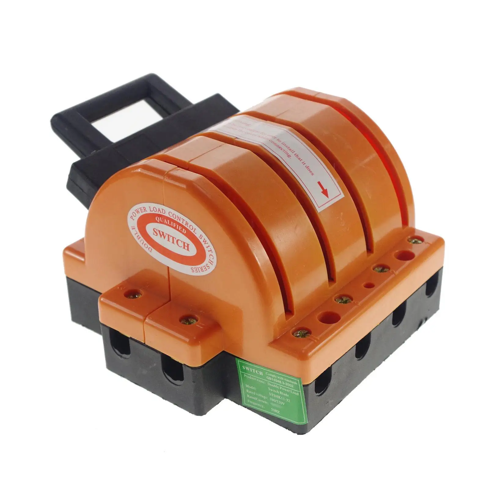 4 Pole 100A Double 220/380V Throw Knife Disconnect Switch NEW Plastic Refractory 4 Pole 100A Double 220/380V Throw Knife Disconnect Switch NEW Plastic Refractory