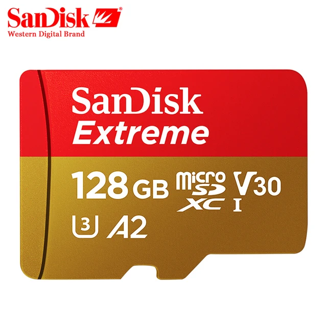 Special Price SanDisk Micro SD Card A2 Read Speed 160M/s  Memory Card Extreme Micro SD UHS-I TF Card U3 V30 128GB Support 4K  